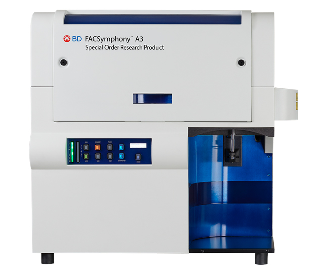 BD FACSymphony A3/~ 21 fluorochrome parameter